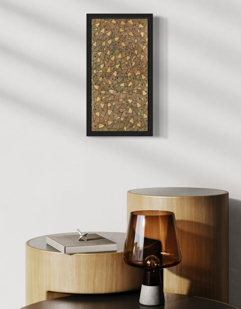 Copper Sardines | Framed Giclee Print on Canvas